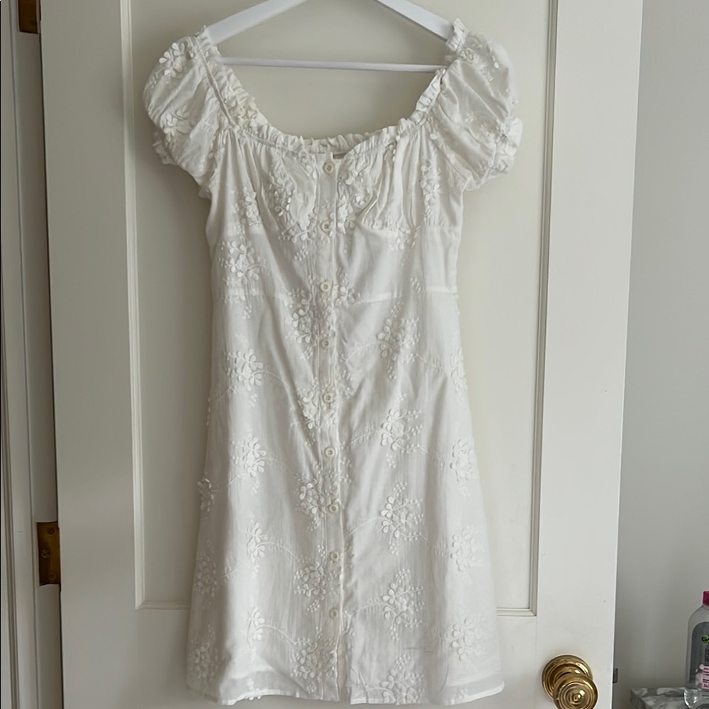 NWT Off White Floral Dress